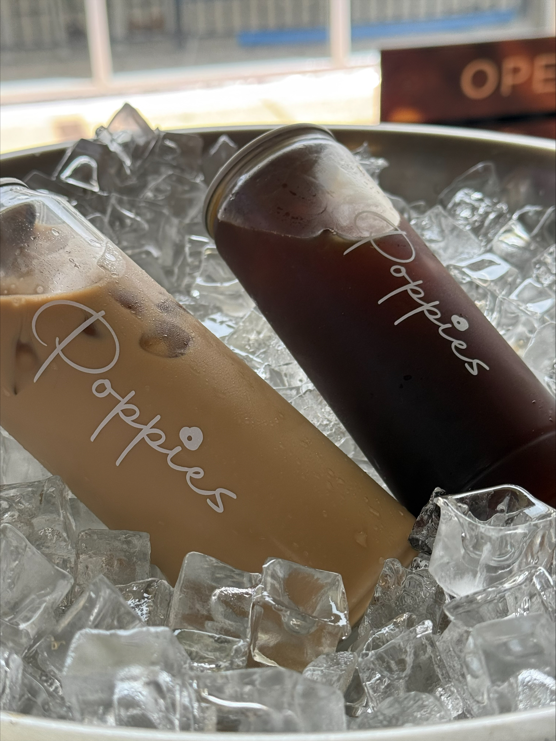 PET Plastic americano can, latte can, cappuccino can