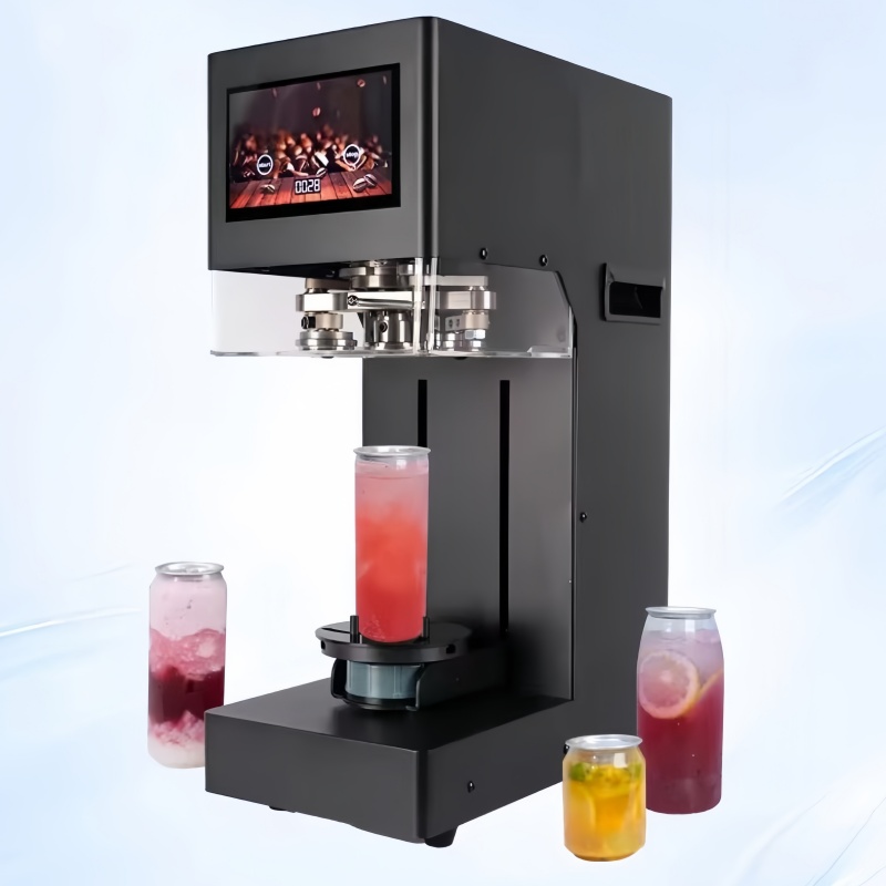 Automatic touch screen tabletop can sealer