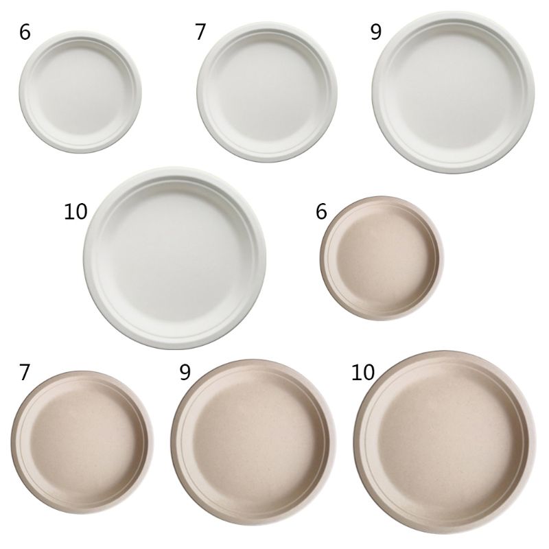 Eco-Friendly Compostable Sugarcane Bagasse Tableware