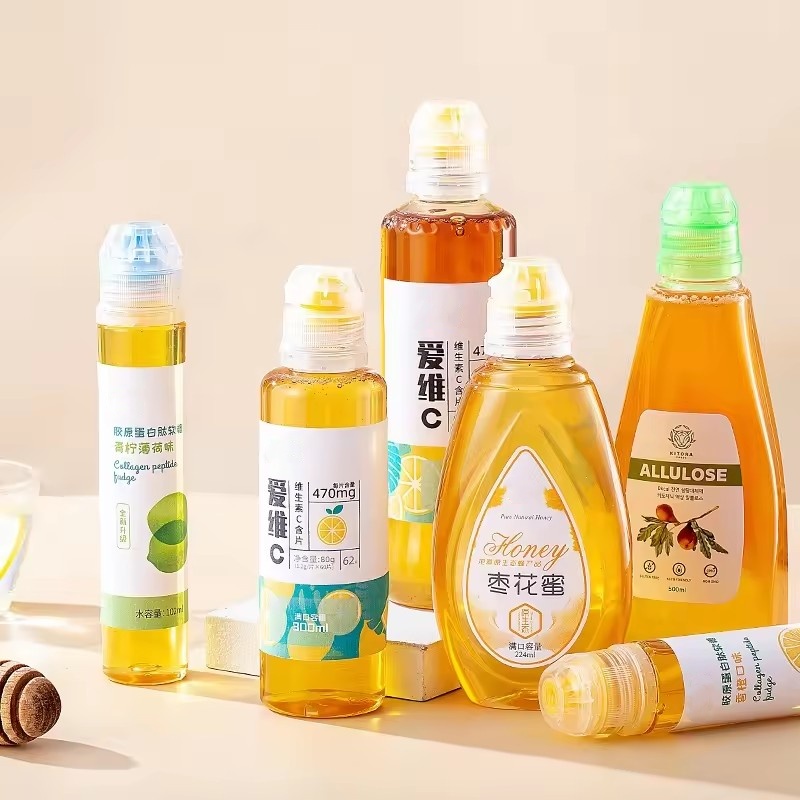 Squeeze Plastic Condiment & Honey Catering Container