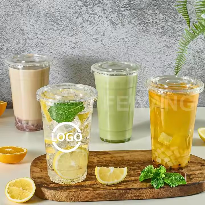 98mm 12oz 14oz 16oz 20oz 24oz PET plastic Cold Drink Cups