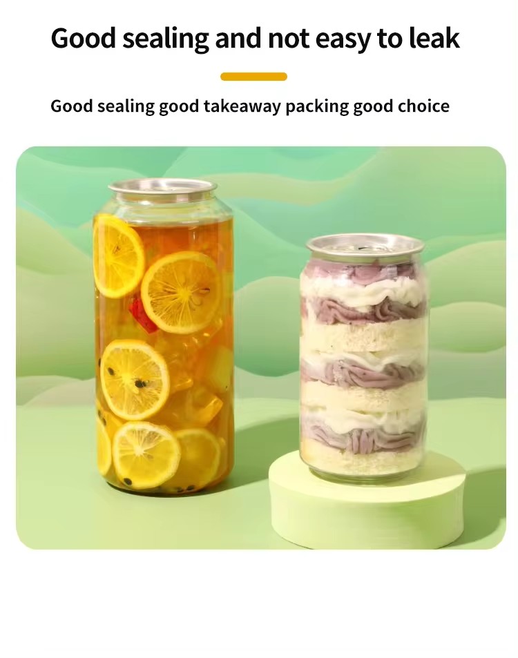 PET glass soda beverage cans