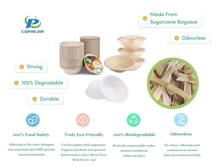 Sugarcane Disposable Coffee Drinking Cups