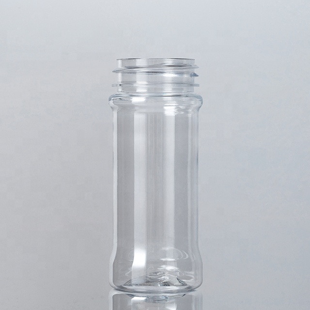 Sticlă de condimente PET cu capac flip top